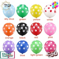 Balon polkadot 100 pcs/biji balon totol atau balon motif berkarakter - BALON LATEX POLKADOT MIN 10 B