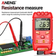 One Set ANENG M113 Portable Mini Multimeter, 1999 Counts AC/DC Voltage Tester With CAT II 600V Safet