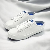 KEDS TRIPLE KICK 時尚皮革厚底穆勒鞋9232W133501(WH67073)