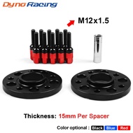 15mm 5x112mm 66.6mm Hubcentric Wheel Spacers M12x1.5 Ball Bolts for Mercedes Benz C220 C230 Ball Sea