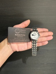 ✅可遇不可求 市場罕有鏈帶款式 DAY NIGHT 大熱白色錶面 極舒適錶帶 自動機械錶 BLANCPAIN LEMAN GMT DATE DAY&NIGHT 2160-1127-53