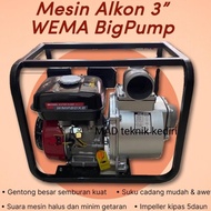 Mesin Pompa air Sawah 3 inch Weima WEMA WMP80XB gentong besar Alkon Waterpump 3” WEMA bigpump