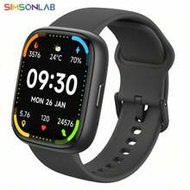 1.83" Smart Watch, 100+ Sports Modes, IP68 Waterproof, 24Hr Tracking, Voice Assistant, Customizable 
