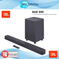 JBL BAR 500 5.1-channel soundbar MultiBeam & Dolby Atmos Surround Sound with Wireless Subwoofer