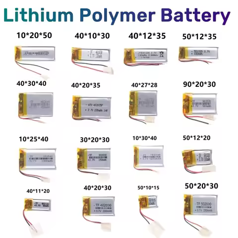 Li-ion Lithium Polymer Battery 3.7V For 102050 403040 502525 401120 102540 40272 103040 443441 40103