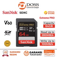 SanDisk SDXC Extreme Pro 64GB UHS-II V60 64 GB 280MB/s