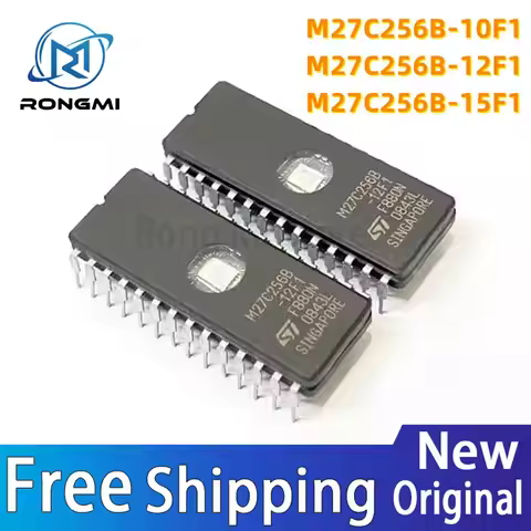 5PCS/ 10PCS M27C256-10F1 M27C256B-10F1 M27C256 27C256 M27C256B DIP28 IC EPROM UV 256KBIT 100NS Memor
