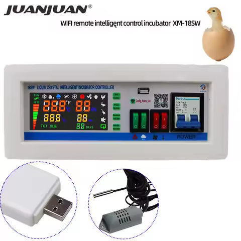 XM-18SW Intelligent Incubator Controller WiFi remote intelligent Temperature and Humidity App system