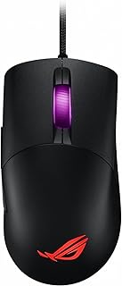 ASUS ROG Keris Ultra Lightweight Wired Gaming Mouse | Tuned ROG 16,000 DPI Sensor, Hot-Swappable Switches, PBT L/R keys, Swappable Side Buttons, ROG Omni Mouse Feet, ROG Paracord &amp; Aura Sync RGB