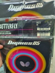 Butterfly D05 1.9mm 紅色膠皮