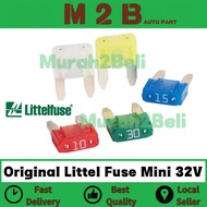 Original Littel Fuse 32V Mini Size 5a 7.5a 10a 15a 20a 25a 30a