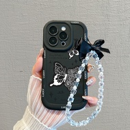 [Case+Bracelet]Premium Softcase Silicone Casing Xiaomi Redmi 12C10C9A9C9T10A Note 12 11 10 9 8 11S12