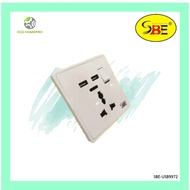 SBE 13A Multi Switch Socket With 2usb SBE-USB9972(NEON)