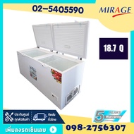 Mirage ตู้แช่ใหม่ ตู้แช่สองฝา ตู้แช่ฝาทึบ ตู้แช่แข็ง แบรนด์ มิราจ. ระบายความร้อนได้ดี เย็นเร็ว ประหยัดไฟ FZ-629 22 คิว FZ-529 18.7 คิว รับประกัน 5 ปี