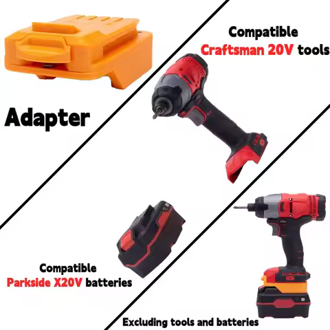 For Parkside X20V TEAM Li-ion Battery TO Craftsman 20V Cordless Electric Drill Tools Battery Adapter