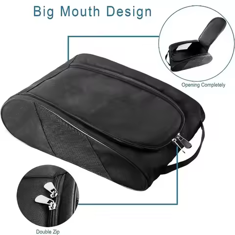 Portable Football Boot Bag, Golf Football Basketball Shoe Bag for Men Women Boys Girls