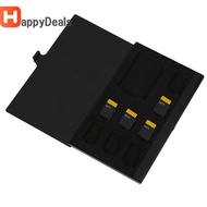 【New Arrival】Monolayer Aluminum 1SD+ 8TF Micro SD Cards Pin StorageBox Case Holder