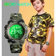 Kids Sports Army Digital Watch by SKEMI 1548, Water Proof with Multi Fucntion Alarm, Sate.