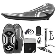 Wind Wingfoil and Hydrofoil Board with Hydrofoil Inflatable Hydrofoil Board with Inflatable Wind Win