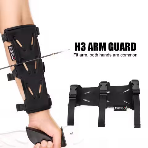 Traditional Recurve Bow Arm Guard For Archery Shooting Equipment Quick Fastening Adjustable Strap