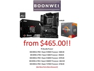 MSI MAG B550 Tomahawk Motherboard Bundle Pack [Ryzen 5 3600XT]