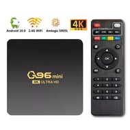 Q96 Mini Smart Media Player 8GB+128GB 4K H.265 TV Box Set Top Box Android 10.0 Amlogic S905L