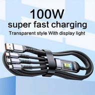 Kabel Cas HP 3in1 Fast Charging – Praktis, Bisa untuk iPhone, Android, Type-C