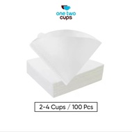 V60 Filter Paper 02 V60 Drip Coffee Filter 3-4 Cups Contents 100 PCS