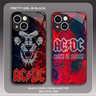 HK-1 ACDC Band Glass Casing for iphone 11 Mini 13 12 Pro Max