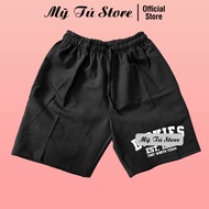 EST Logo Loose Shorts in Genuine Thick Fabric - SDK11 - My Tu Store