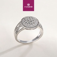 HABIB Diamond Ring in 375/9K White Gold 25786