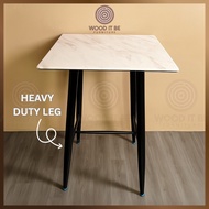 Wooditbe Island Table Bar Table 95 cm Meja Island High Table Bar Super Solid Wood Cafe Table 吧台桌