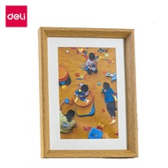 Deli Photo Frame Minimalist 4 x 6 Inches 5 x 7 6 x 8 And A4 Stand And Hanging Type With Clear Glass 