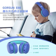 AT-🛫NewE66Headset Wireless Bluetooth Cartoon Cute Children Learning with Microphone Folding Headset