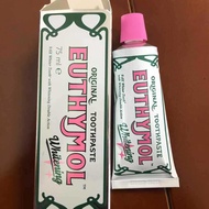 Ready Stock#Euthymo悦滋木粉色美亮白牙膏持久清新口全球购气清洁牙齿护龈750708