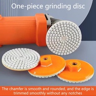 Yao 3 Inch Orange Resin Polishing Pad For Granites Concrete Marble Countertop Grinding With M10 Spir