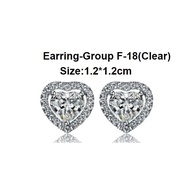 Diamond Heart Earring F18