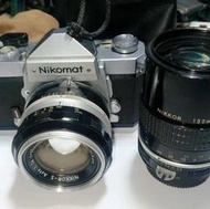 NIKON FT Nikomat 底片相機 含2顆鏡頭 也可以物易物