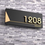 Customised Unit Sign door sign/unit number signage Customised Door Unit House Numbers Plaques Unit N