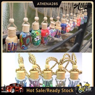 Athena✪Ethic Printed Freshener Air Hanging Fragrance Car Perfume Diffuser Bottle