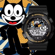[Watch] Felix the Cat Felix the Cat Merchandise Watch Two-Dimensional Cartoon Waterproof Sports Chro