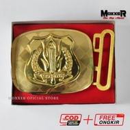 Kepala Bangkol Motif 3D Non Braso Satpam Security Baut Tempel Tebal Kelengkapan Atribut Ikat Pinggan