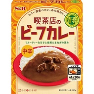 【Direct from Japan】S&B S&B Foods Seishun no Gochiso - Coffee Shop Beef Curry - Medium Spicy 180g x 6