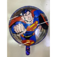 6pcs Superman Round foil balloon party decoration boy birthday decoration balloon