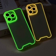 Noctilucent Soft TPU Case for iPhone 13 Pro Max 14 Pro Max 15 Pro Max Phone Cover