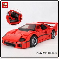 IN STOCK   1158pcs LEPIN 21004 F40 Sports Car Model Building Blocks Kits Bricks Toys For Children Co