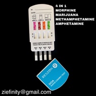 Reszon 4 in 1 DOA Dipcard Combo Urine Test | MOP-THC-MET-AMP | with Urine Bottle