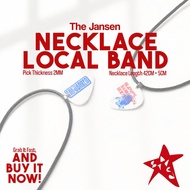 The jansen | Necklace Pick Guitar Pick Necklace/ | Two Sides Reversible