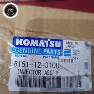 6151-12-3100 INJECTOR ASSY GENUINE PART KOMATSU
