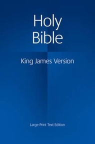 KJV Large Print Text Bible, KJ650:T by Cambridge University Press (UK edition, hardcover)